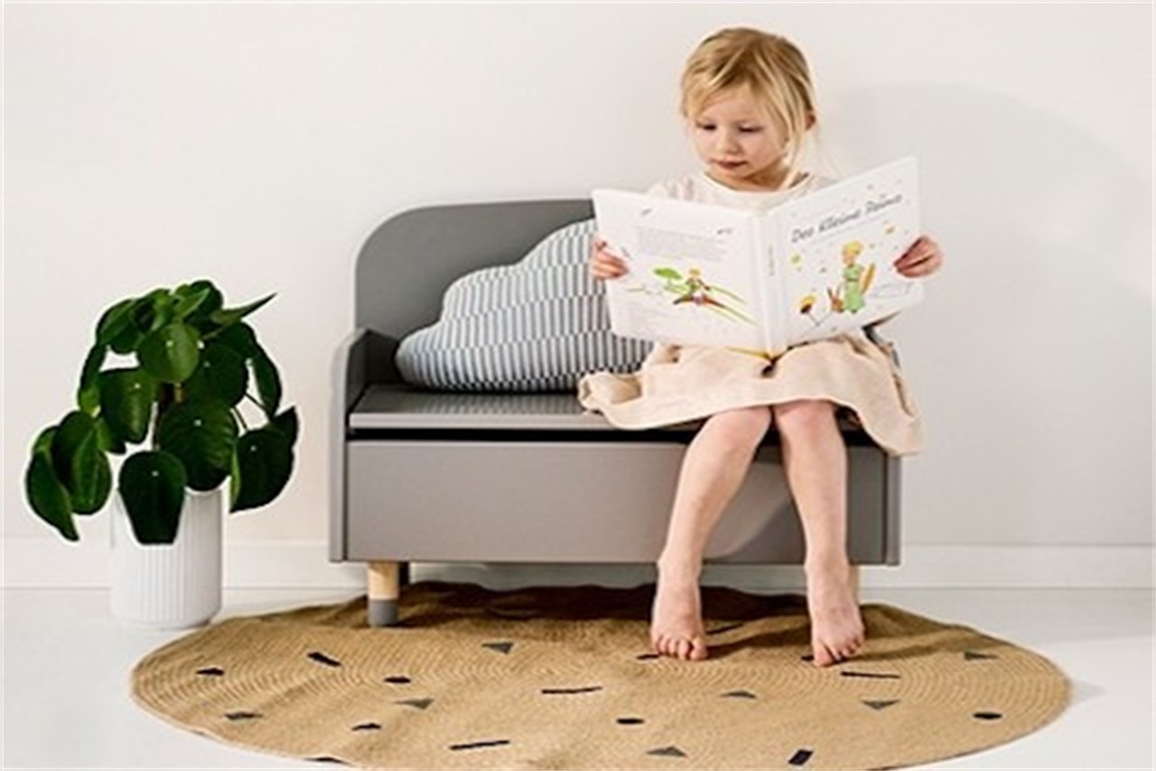 Play Bench With Storage White
